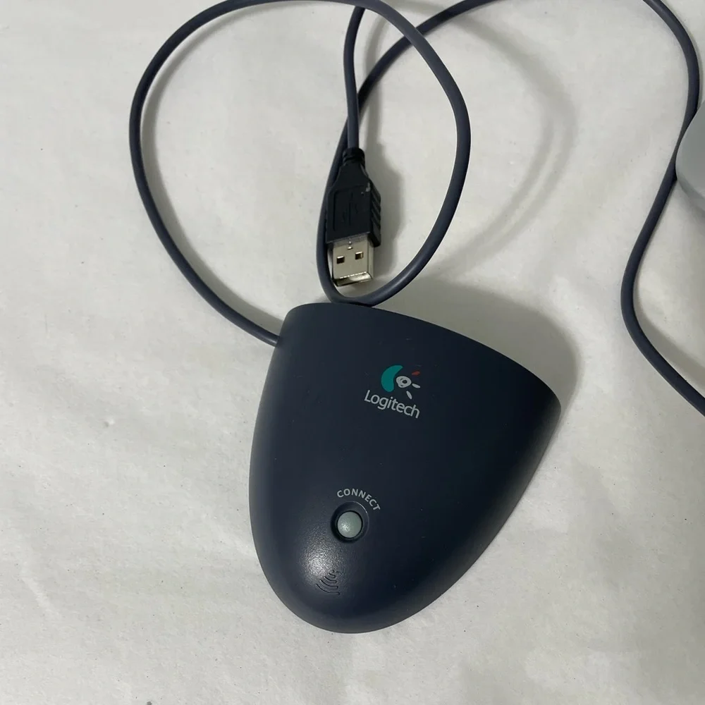 Logitech Cordless Mouse Receiver Track Man Wheel wireless